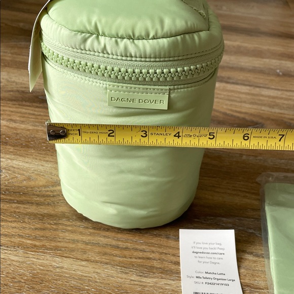 Dagne Dover Mila Toiletry Organizer Large in Matcha Latte NWT - Picture 7 of 10